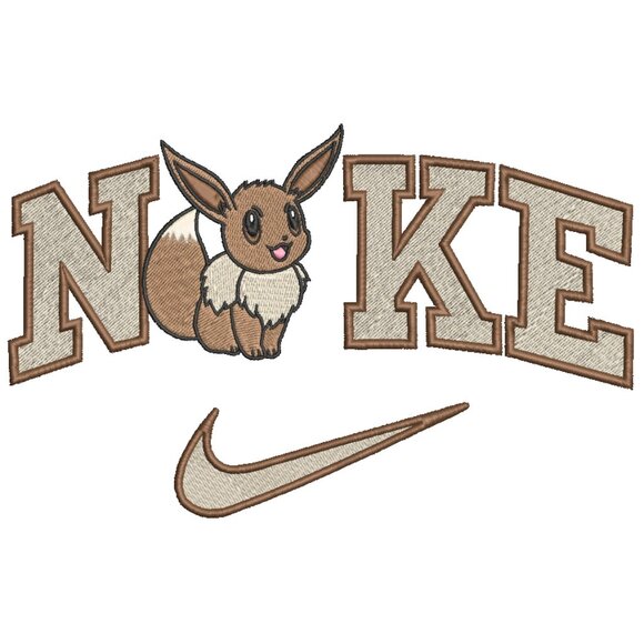 Nike Pokemon Eevee TODDLER Embroidered Crewneck Sweatshirt - Picture 4 of 16